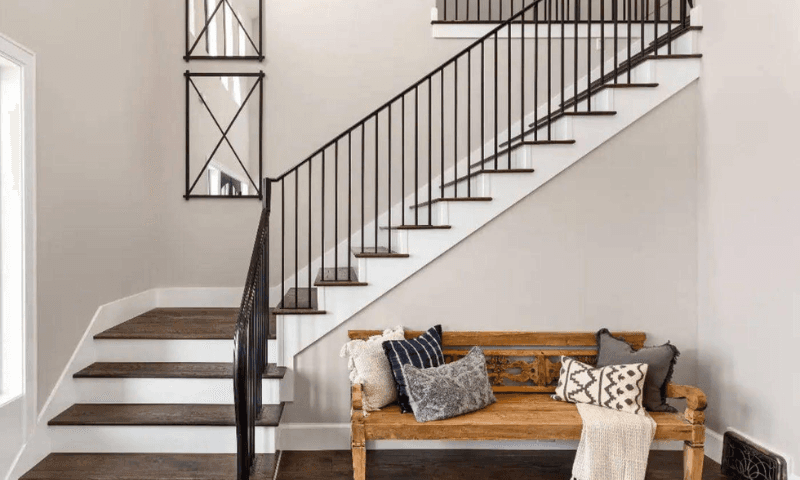 Top mẫu cầu thang sắt đẹp, hiện đại được ưa chuộng nhất 2026