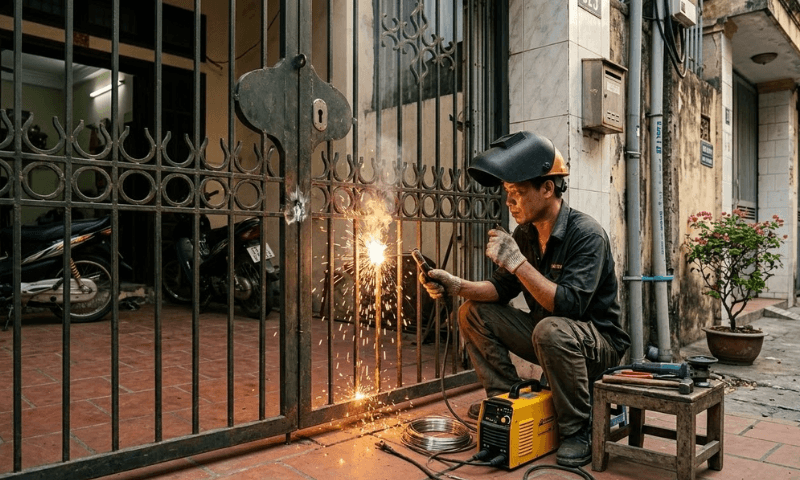 Báo giá & sửa cửa sắt nhanh tại TP.HCM uy tín, nhanh chóng