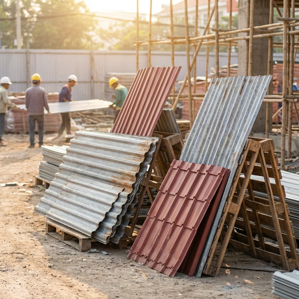 Báo giá thi công mái tôn mới nhất 2025 tại TP.HCM
