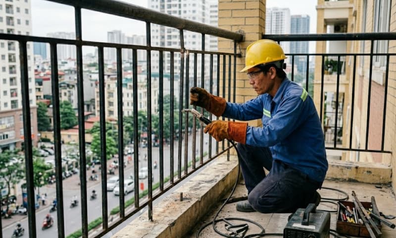 Khi nào cần Sửa lan can ngay, các lỗi thường gặp bạn nên biết
