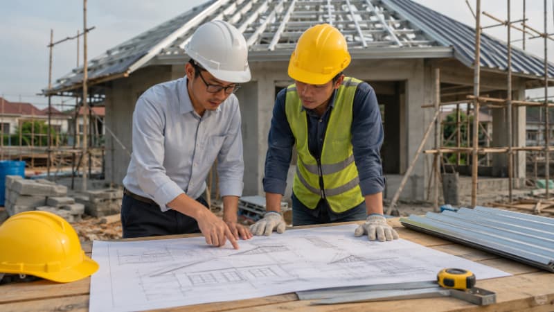 Cách lập bản vẽ biện pháp thi công lợp mái tôn đầy đủ và đúng kỹ thuật 