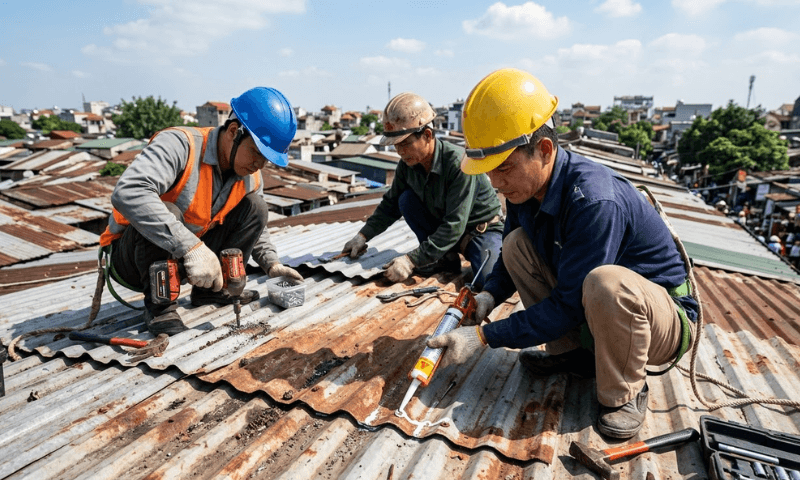 Báo Giá Sửa Mái Tôn Thủ Đức, HCM 2026: Chi Phí Chi Tiết Và Lưu Ý Để Tránh Mất Tiền Oan