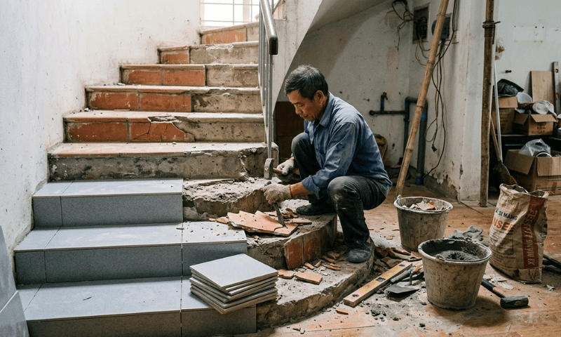 Sửa cầu thang trong nhà nhanh chóng, chuyên nghiệp tại Cơ Khí Đức Phúc