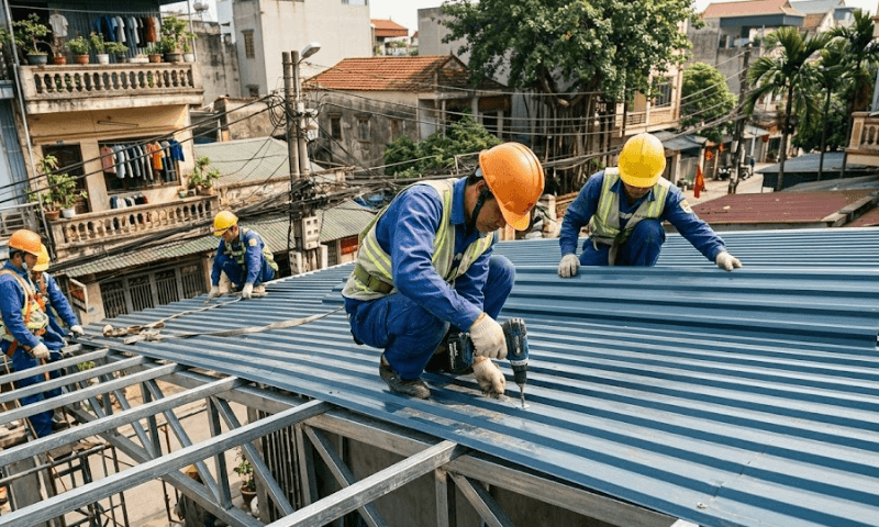 Báo Giá Thi Công Mái Tôn Trọn Gói 2026