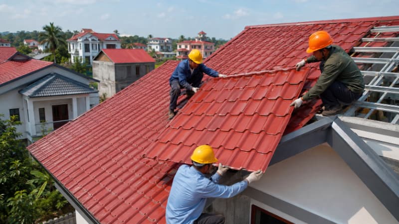 So sánh chi phí thi công mái tôn giả ngói và mái ngói truyền thống