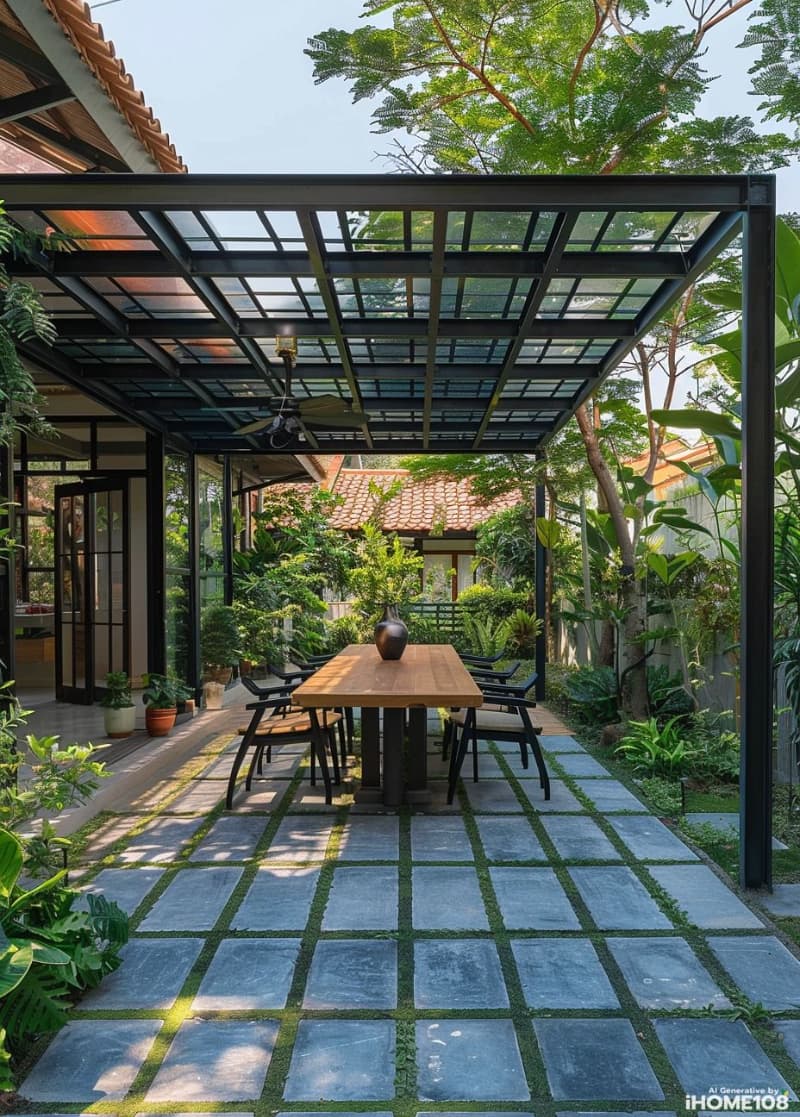 Mái kính có nóng không? Cách chọn đúng để nhà sáng mà không hầm bí