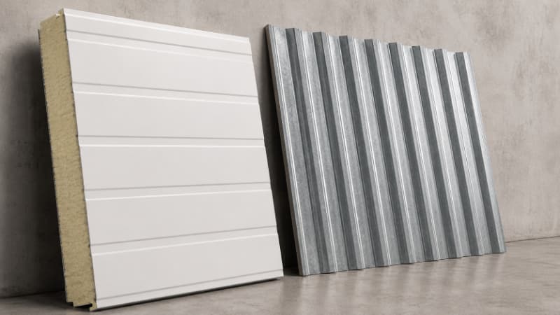 So sánh panel và tôn – Vật liệu nào bền hơn và cách nhiệt tốt hơn?