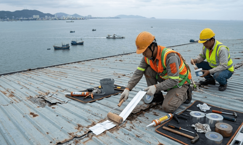 Top 5 Vật Liệu Chống Dột Mái Tôn Bền Bỉ Nhất Hiện Nay