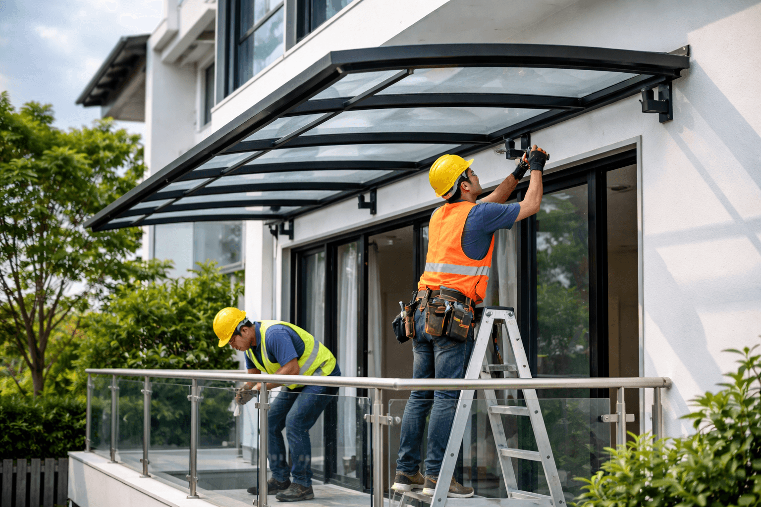 Làm mái lan can có cần thiết không? Giải pháp bảo vệ ban công hiệu quả