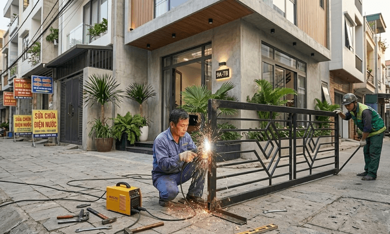 Báo giá quy trình thi công cửa sắt tại TP.HCM chi tiết và những điều cần biết