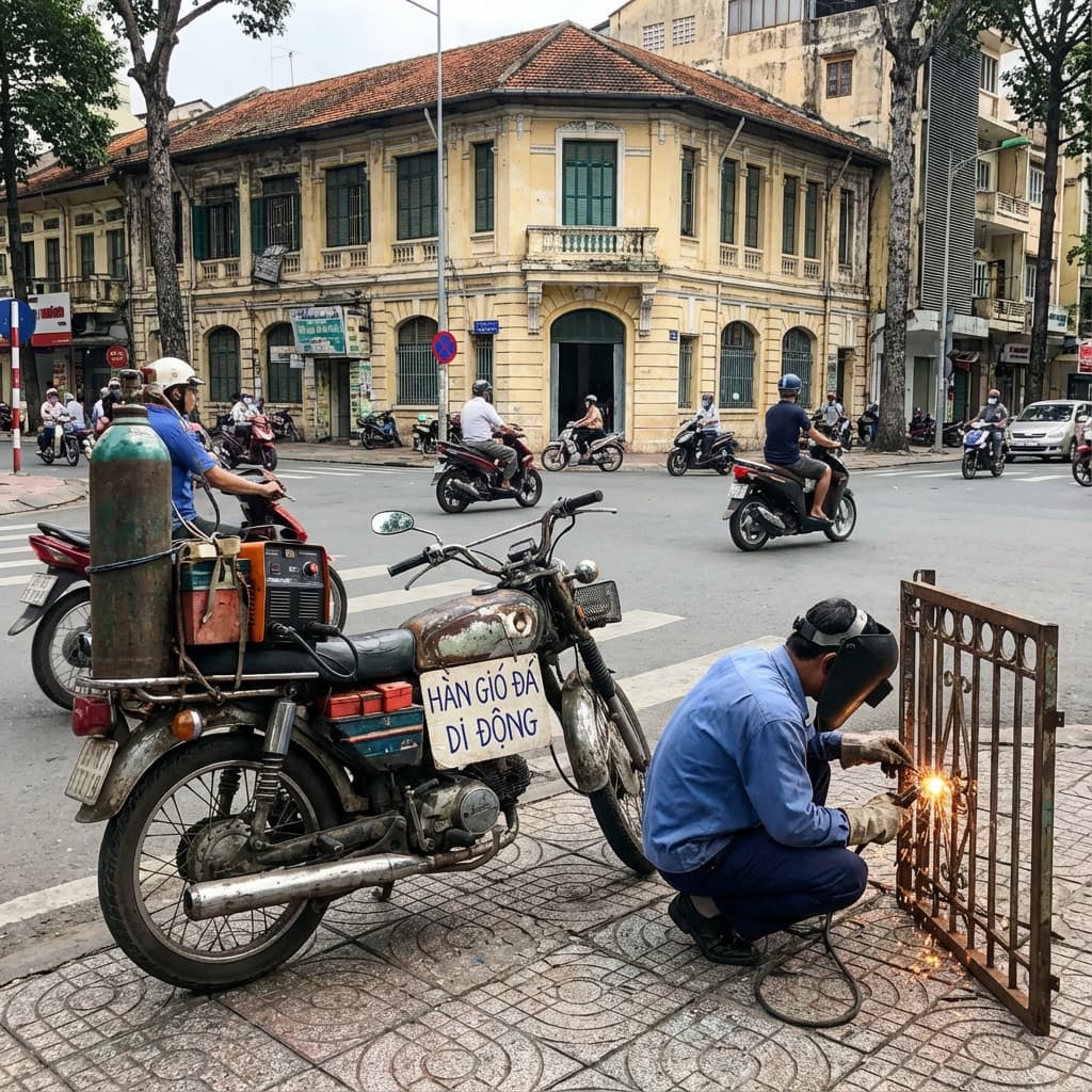 Hàn cửa sắt lưu động TP.HCM - Dịch vụ 24/7 có mặt ngay