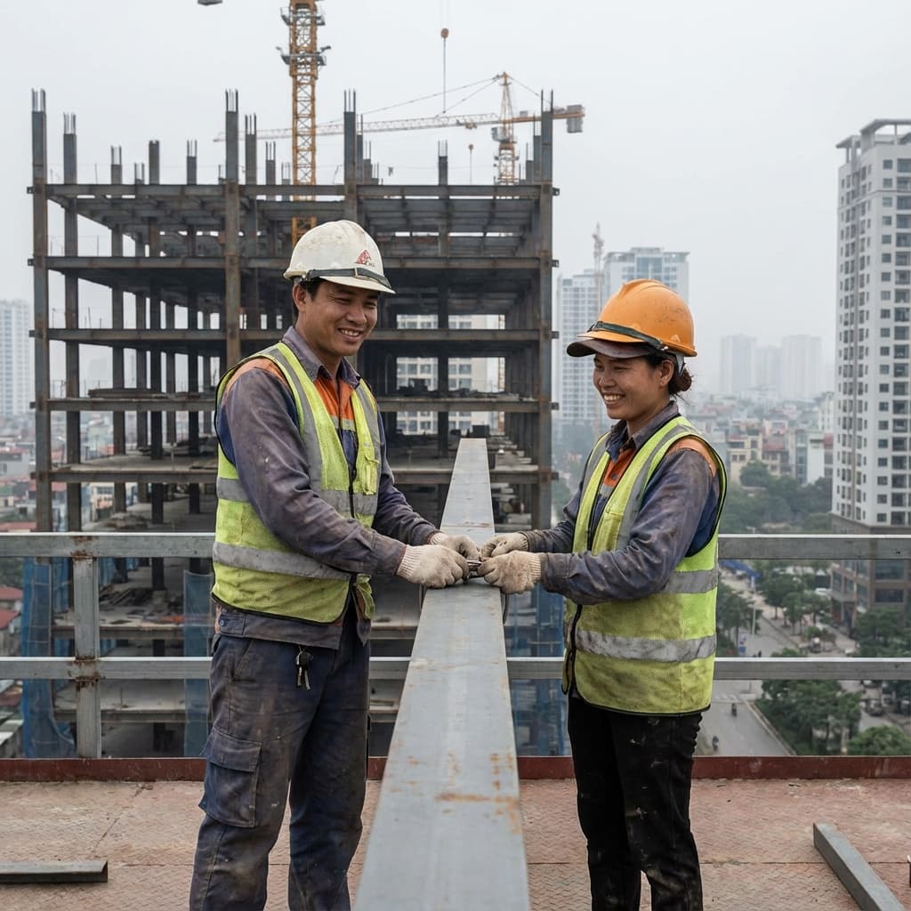 Quy trình thi công an toàn và chuyên nghiệp tại Đức Phúc