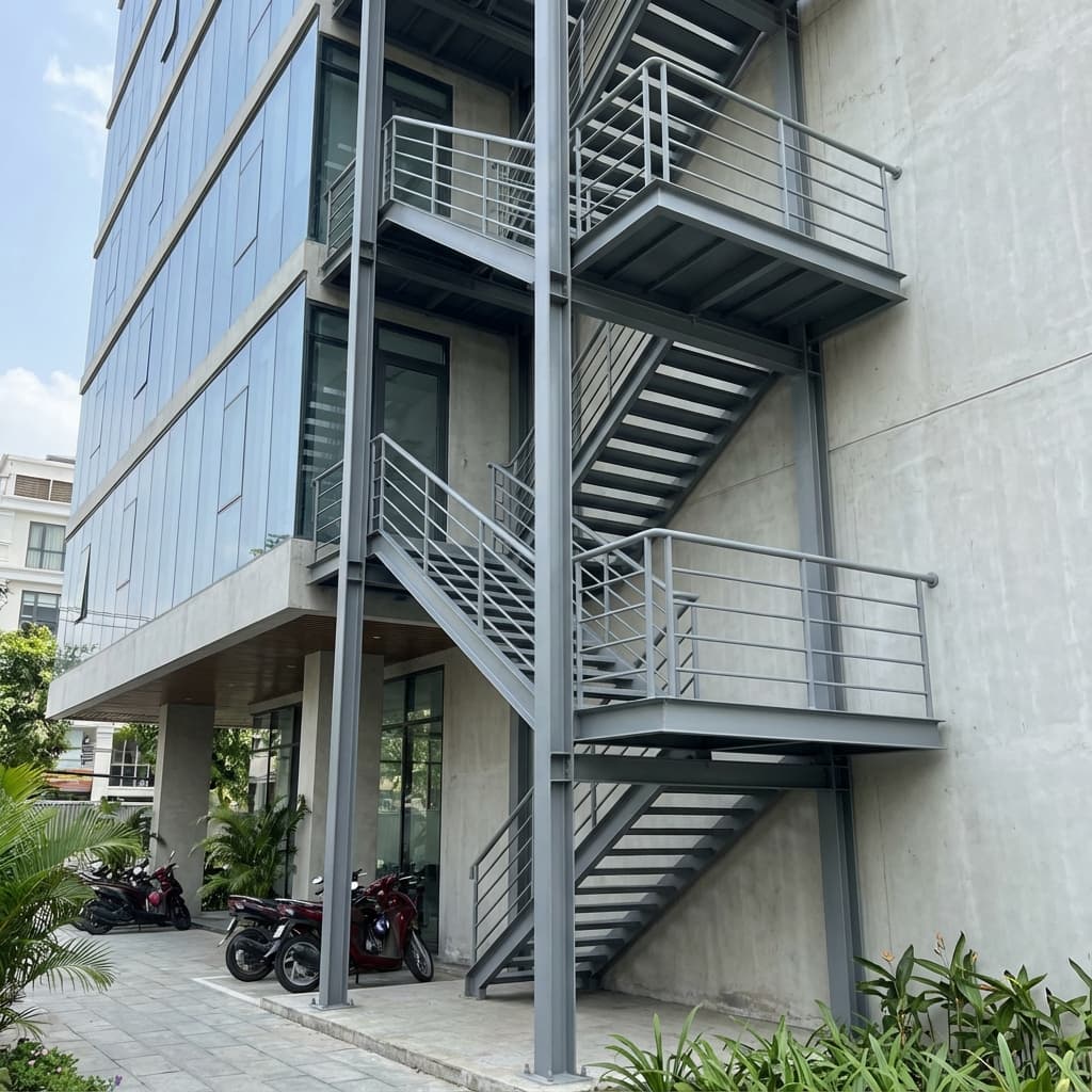 Cầu Thang Sắt Thoát Hiểm