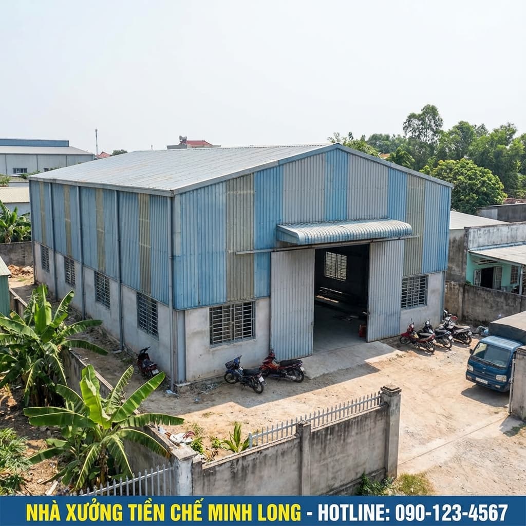 Nhà Xưởng Tiền Chế Quy Mô Nhỏ